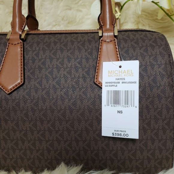 🔥SALE🔥 Michael Kors Hayes Large Duffle Handbag - Picture 6 of 8